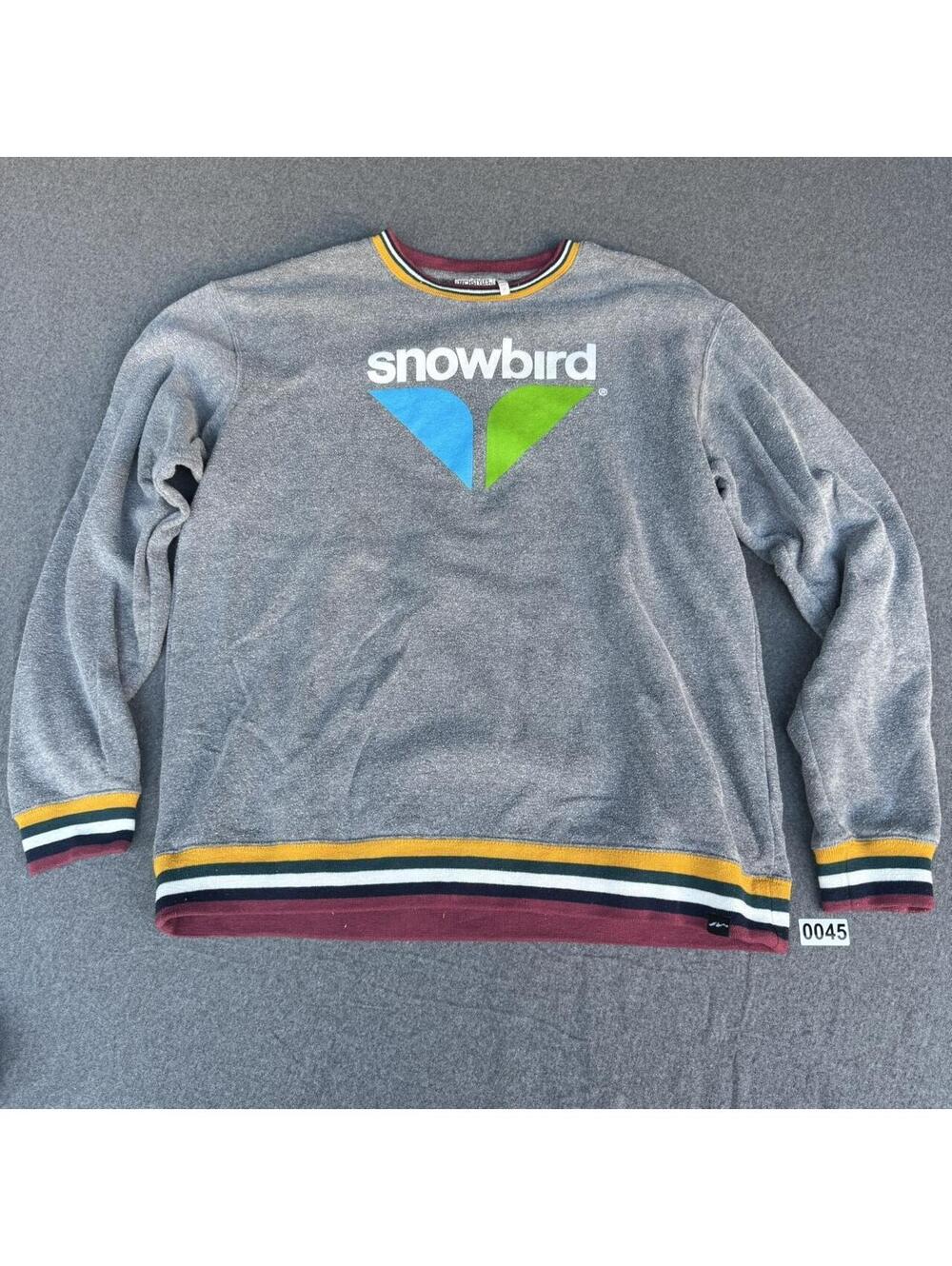 Snow Peak Men's Grey and Multi Sweatshirt
